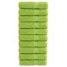  Premium Shower Towels SOLUND 10 pcs Apple Green 70x140 cm 600 gsm Colour apple green Size 70 x 140 cm Quantity in Package 10 