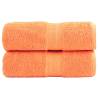  Premium Guest Towels SOLUND 2 pcs Orange 30x50 cm 600 gsm Colour orange Size 30 x 50 cm Quantity in Package 2 