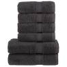  6 Piece Premium Towel Set SOLUND Anthracite 600 gsm Colour anthracite Quantity in Package 1 