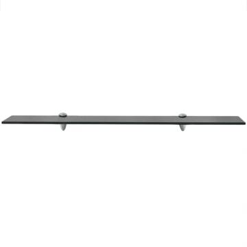 Stylish 80x10 cm Floating Glass Shelf - 8 mm | HipoMarket