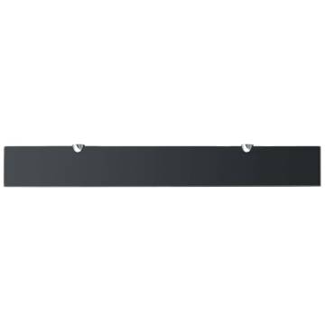 Stylish 80x10 cm Floating Glass Shelf - 8 mm | HipoMarket