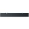 Stylish 80x10 cm Floating Glass Shelf - 8 mm | HipoMarket