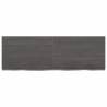 Table Top Dark Brown Solid Oak - 120x40 cm | Hipo Market