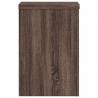 Plant Stands 2 pcs Brown Oak - Durable Engineered Wood