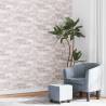 Wallpaper 3D Brick Pattern Grey Colour brick Quantity in Package 1 