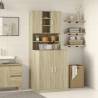 Washing Machine Cabinet Sonoma Oak - 70.5x24x90 cm