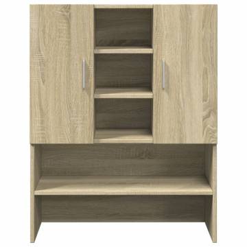 Washing Machine Cabinet Sonoma Oak - 70.5x24x90 cm