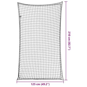 Trailer Net with Elastic Rope - 2.1x1.25m PP Black | HipoMarket