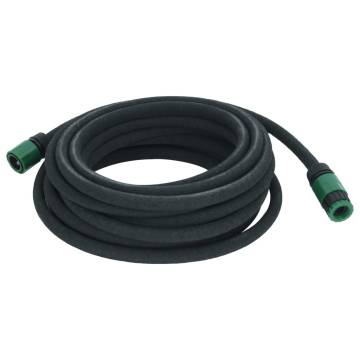 Garden Soaker Hose Black 0.6" 10m Rubber - Efficient Irrigation