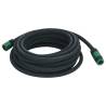 Garden Soaker Hose Black 0.6" 10m Rubber - Efficient Irrigation