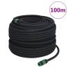 Garden Soaker Hose Black 0.6" 100 m Rubber Colour black and green Size 100 m Quantity in Package 1 Model with accessories 