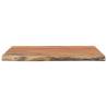 Solid Acacia Live Edge Side Table 40x40x2.5 cm | HipoMarket