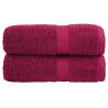  Premium Guest Towels SOLUND 2pcs Bordeaux 30x50cm 600gsm Colour bordeaux Size 30 x 50 cm Quantity in Package 2 