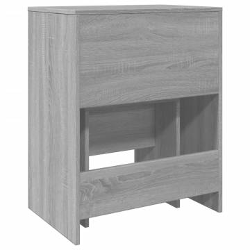 Dressing Table and Stool Grey Sonoma - Stylish & Durable