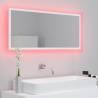 LED Bathroom Mirror White 100x8.5x37 cm - Stylish & Functional