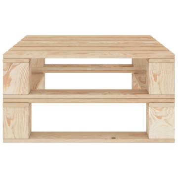 Garden Pallet Table - Durable Pinewood for Outdoor Living