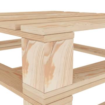 Garden Pallet Table - Durable Pinewood for Outdoor Living