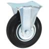 24 pcs Fixed Casters 125 mm - Durable & Smooth Rolling