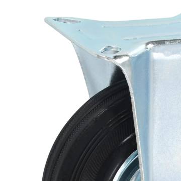 24 pcs Fixed Casters 125 mm - Durable & Smooth Rolling