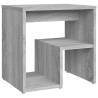 Bed Cabinet Grey Sonoma - Stylish Engineered Wood Nightstand