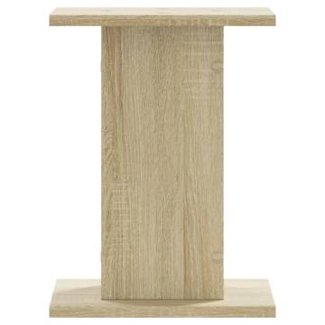 Plant Stands 2 pcs Sonoma Oak - Durable Engineered Wood