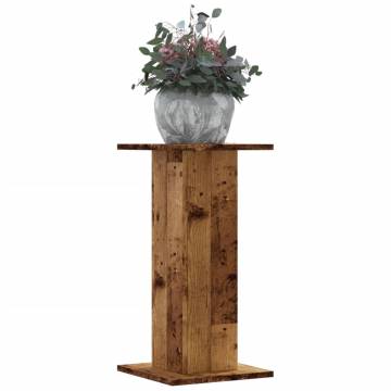 Old Wood Plant Stands - 2 pcs, 30x30x60 cm | Hipo Market