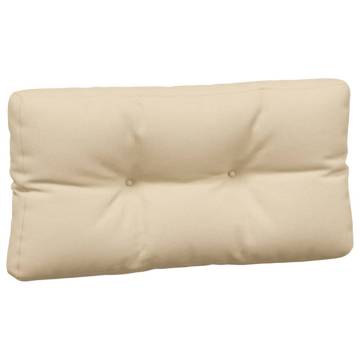 Pallet Cushions 5 pcs Beige Fabric for Outdoor & Indoor Use