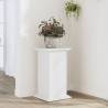 White Plant Stand 33x33x60 cm - Durable Engineered Wood