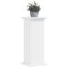 White Plant Stand 33x33x80 cm - Durable Engineered Wood