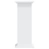 White Plant Stand 33x33x80 cm - Durable Engineered Wood