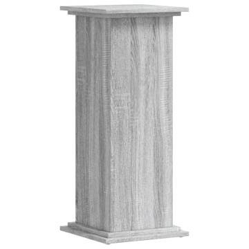 Plant Stand Grey Sonoma - Stylish Engineered Wood 33x33x80 cm