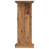 Plant Stand Old Wood 33x33x80 cm | Durable Engineered Wood