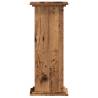 Plant Stand Old Wood 33x33x80 cm | Durable Engineered Wood