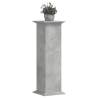 Plant Stand - Concrete Grey 33x33x100 cm | Durable Engineered Wood