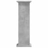 Plant Stand - Concrete Grey 33x33x100 cm | Durable Engineered Wood