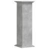 Plant Stand - Concrete Grey 33x33x100 cm | Durable Engineered Wood