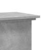 Plant Stand - Concrete Grey 33x33x100 cm | Durable Engineered Wood