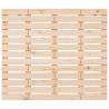 Elegant Solid Wood Pine Wall Headboard | 126x3x91.5 cm