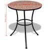 Terracotta Bistro Table 60 cm Mosaic | Stylish Garden Furniture