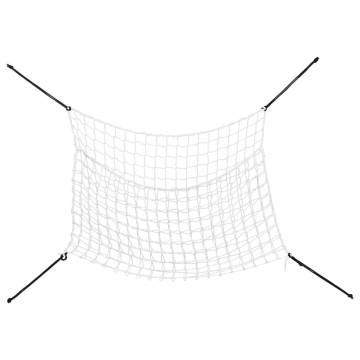 Hay Nets 2 pcs Rectangular White 90x60 cm - Ideal for Horses