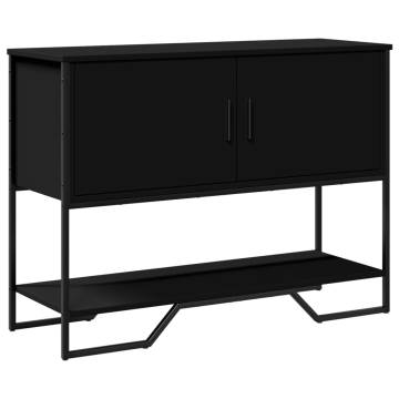 Stylish Black Console Table – 100x35x74.5 cm | HipoMarket