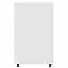 White Rolling Cabinet 60x48x81 cm - Stylish & Functional