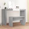 Dressing Stool Grey Sonoma 70x35x45 cm Engineered Wood Colour grey sonoma 