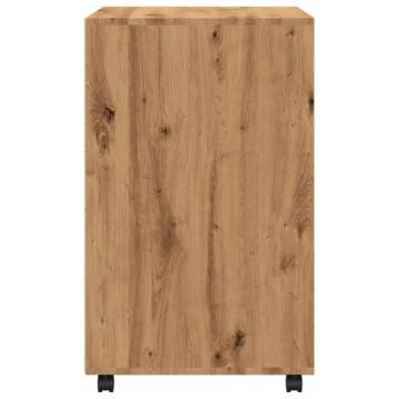 Rolling Cabinet Artisian Oak - 60x48x81 cm | Hipomarket