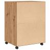 Rolling Cabinet Artisian Oak - 60x48x81 cm | Hipomarket