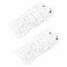 Hay Nets 2 pcs Rectangular White 150x90 cm - Ideal for Horses