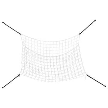 Hay Nets 2 pcs Rectangular White 150x90 cm - Ideal for Horses