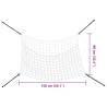 Hay Nets 2 pcs Rectangular White 150x90 cm - Ideal for Horses