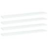 Bookshelf Boards 4 pcs White 60x10x1.5 cm Engineered Wood Colour white Size 60 x 10 x 1.5 cm Quantity in Package 4 