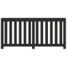 Radiator Cover Black 175x20x82 cm | Stylish Engineered Wood